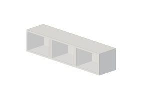 Mobili 3D - Mobile in legno laccato - Ikea - Besta