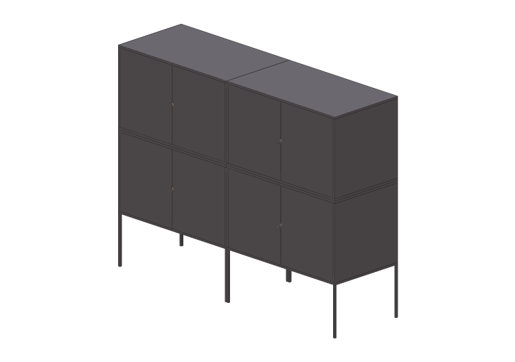 Móveis 3D - Móvel de metal - Ikea - Lixhult - IKEA Móveis 3D - Móvel de metal - Ikea - Lixhult - IKEA