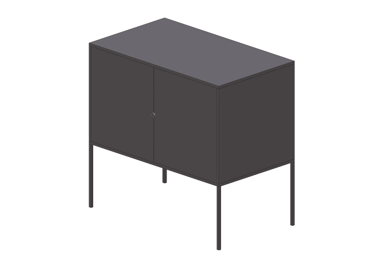 Meubles 3D - Meuble en métal - Ikea - Lixhult - IKEA Meubles 3D - Meuble en métal - Ikea - Lixhult - IKEA