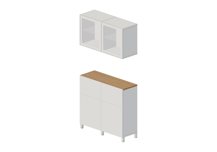 Móveis 3D - Conjunto de móveis - Ikea - Besta - IKEA Móveis 3D - Conjunto de móveis - Ikea - Besta - IKEA