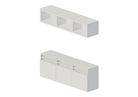 3D Möbel - TV-Möbel, Kombination - Ikea - Besta