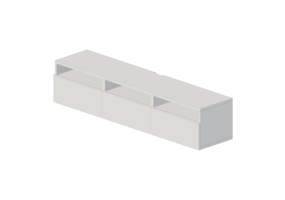 Meubles 3D - Combinaison de meubles pour TV - Ikea - Besta