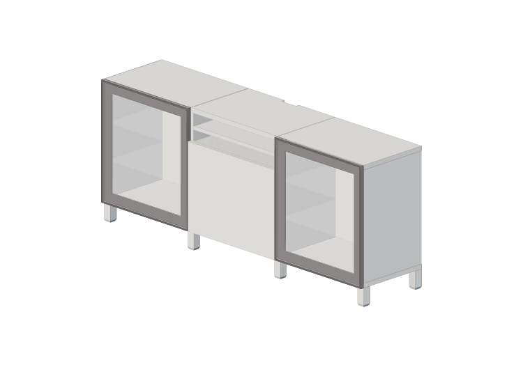 Meubles 3D - Combinaison de meubles pour TV - Ikea - Besta... Meubles 3D - Combinaison de meubles pour TV - Ikea - Besta...