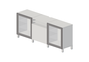 Muebles 3D - Composici&oacute;n de muebles para TV - Ikea - Besta