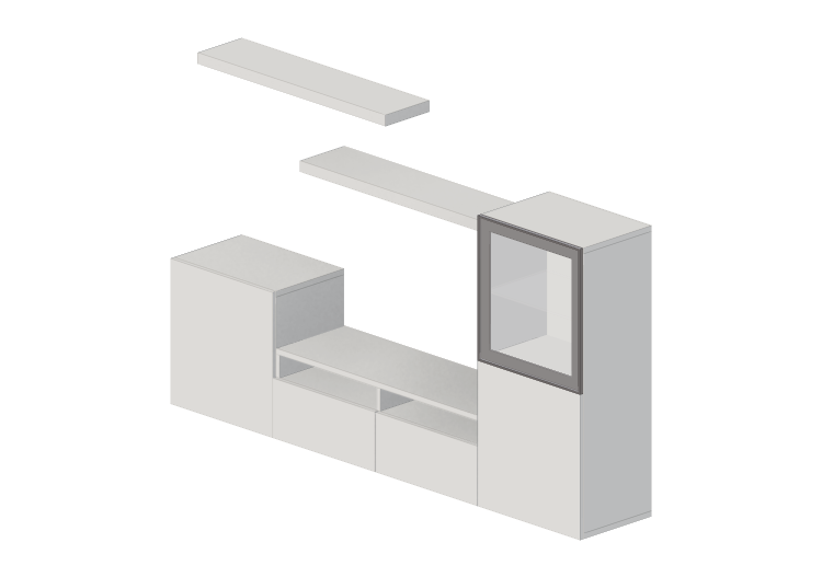 3D Furniture - Furniture Composition for TV - Ikea - Besta... 3D Furniture - Furniture Composition for TV - Ikea - Besta...