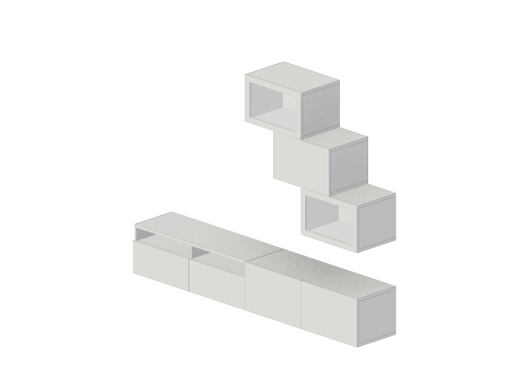 Móveis 3D - Conjunto de móveis para TV - Ikea - Besta -... Móveis 3D - Conjunto de móveis para TV - Ikea - Besta -...