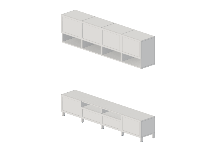 Muebles 3D - Composición de muebles para TV - Ikea - Besta... Muebles 3D - Composición de muebles para TV - Ikea - Besta...