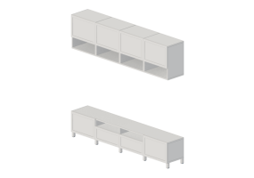 3D Furniture - Furniture Composition for TV - Ikea - Besta
