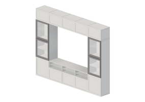 Meubles 3D - Combinaison de meubles pour TV - Ikea - Besta