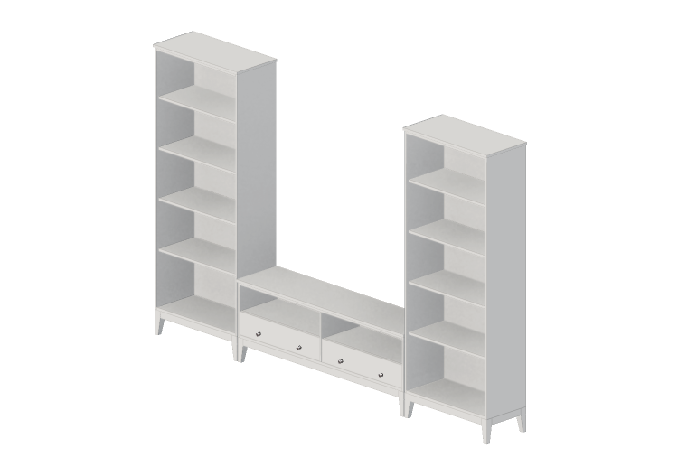 Muebles 3D - Composición de muebles para TV - Ikea - Idanӓs... Muebles 3D - Composición de muebles para TV - Ikea - Idanӓs...