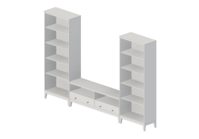 3D Furniture - Furniture Composition for TV - Ikea - Idanӓs