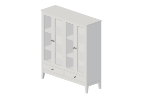 Muebles 3D - Mueble de madera lacada - Ikea - Idanӓs