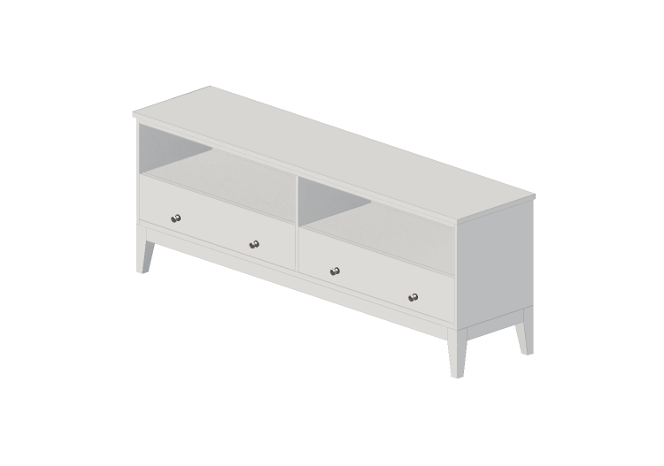 Meubles 3D - Meuble pour TV en bois laqué - Ikea - Idanӓs -... Meubles 3D - Meuble pour TV en bois laqué - Ikea - Idanӓs -...
