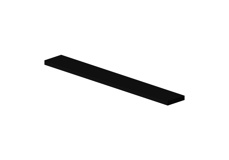 Accesorios 3D - Repisa de madera lacada - Ikea - Lack -... Accesorios 3D - Repisa de madera lacada - Ikea - Lack -...