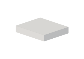 3D Accessories - Shelf in lacquered wood - Ikea - Lack