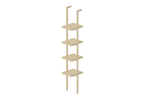 Accesorios 3D - Repisa de madera - Ikea - Rexbo