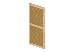 Accesorios 3D - Puerta de madera - Ikea - Ivar