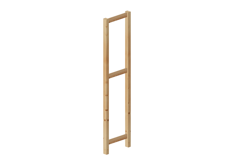 Accessoires 3D - Montant latéral en bois - Ikea - Ivar -... Accessoires 3D - Montant latéral en bois - Ikea - Ivar -...