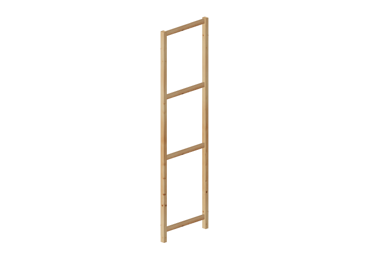 Acessórios 3D - Montante lateral de madeira - Ikea - Ivar -... Acessórios 3D - Montante lateral de madeira - Ikea - Ivar -...