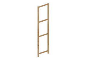 3D Zubeh&ouml;r - Seitenteil aus Holz - Ikea - Ivar