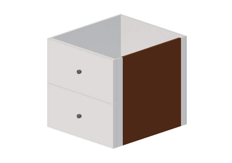 Accesorios 3D - Cajón de madera lacada - Ikea - Kallax -... Accesorios 3D - Cajón de madera lacada - Ikea - Kallax -...