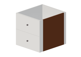 Accessori 3D - Cassetto in legno laccato - Ikea - Kallax