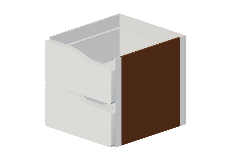 Accesorios 3D - Cajón de madera lacada - Ikea - Kallax -... Accesorios 3D - Cajón de madera lacada - Ikea - Kallax -...