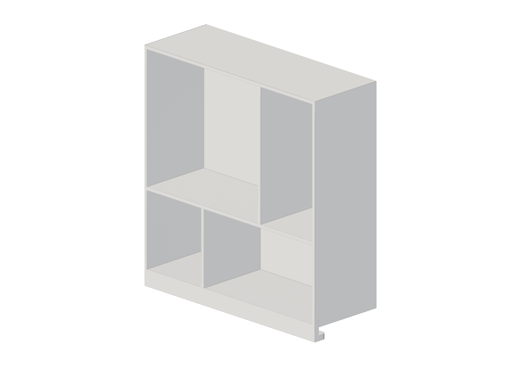 Accesorios 3D - Inserto de madera lacada - Ikea - Kallax -... Accesorios 3D - Inserto de madera lacada - Ikea - Kallax -...