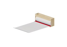3D Zubeh&ouml;r - Papierhalter aus Holz - Ikea - M&aring;la