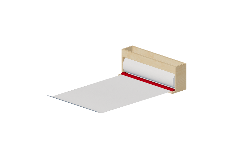 3D Zubehör - Papierhalter aus Holz - Ikea - Måla - IKEA 3D Zubehör - Papierhalter aus Holz - Ikea - Måla - IKEA