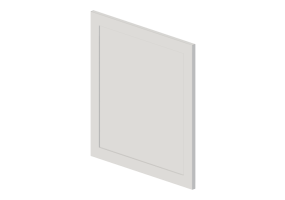 3D Accessories - Lacquered wooden door - Ikea - Hanviken