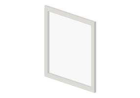 3D Accessories - Lacquered wooden door - Ikea - Sindvik
