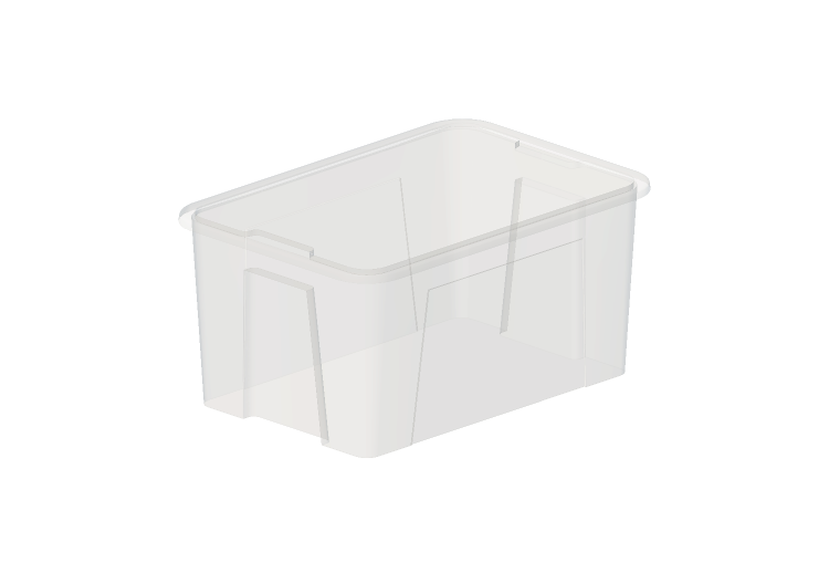 Acessórios 3D - Caixa organizadora de plástico - Ikea -... Acessórios 3D - Caixa organizadora de plástico - Ikea -...