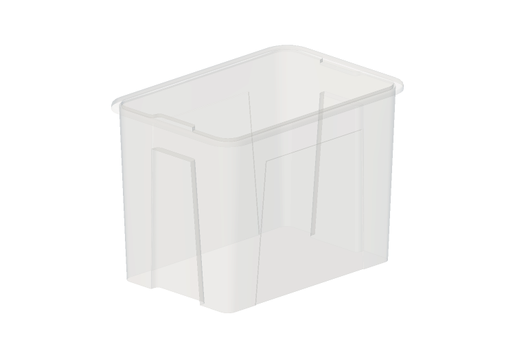 Accessoires 3D - Boîte en plastique - Ikea - Samla - IKEA Accessoires 3D - Boîte en plastique - Ikea - Samla - IKEA