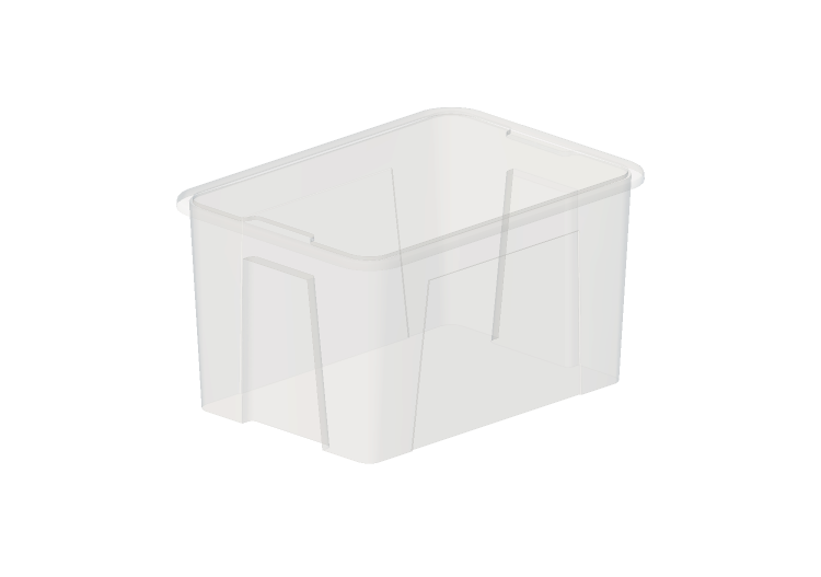 Acessórios 3D - Caixa organizadora de plástico - Ikea -... Acessórios 3D - Caixa organizadora de plástico - Ikea -...