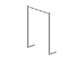 Accesorios 3D - Perchero met&aacute;lico - Ikea - Nordli