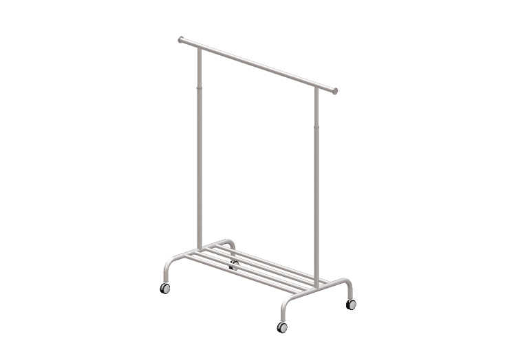 Acessórios 3D - Suporte para cabides em metal - Ikea -... Acessórios 3D - Suporte para cabides em metal - Ikea -...