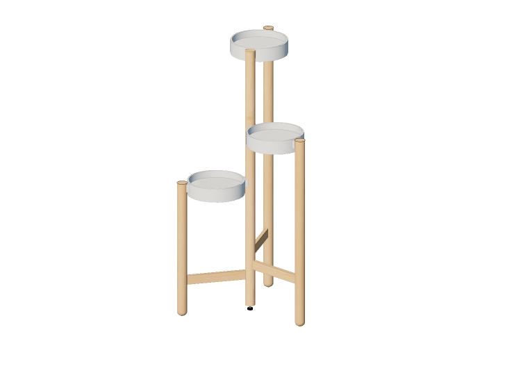 Accessoires 3D - Jardinière en bois - Ikea - Satsumas -... Accessoires 3D - Jardinière en bois - Ikea - Satsumas -...