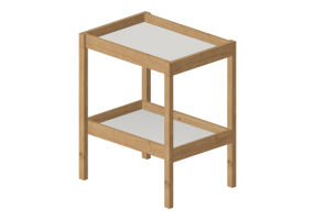 3D Accessories - Wooden changing table - IKEA - Sniglar