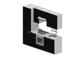Cuisine 3D - Cuisine avec appareils &eacute;lectrom&eacute;nagers - Ikea - Metod - Askersund