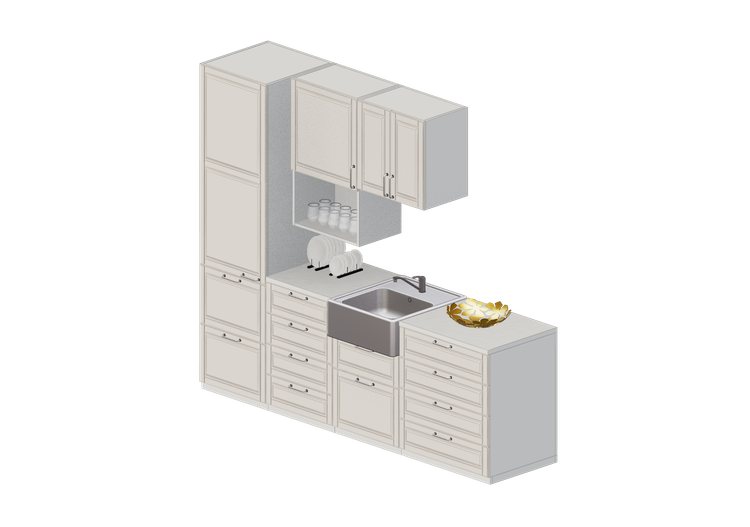 Cocinas 3D - Cocina completa con electrodomésticos - Ikea -... Cocinas 3D - Cocina completa con electrodomésticos - Ikea -...