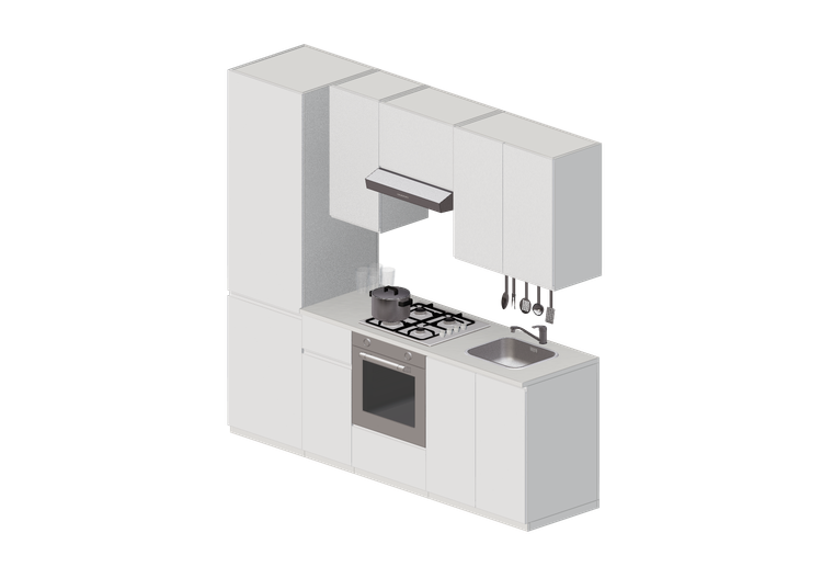 Cucine 3D - Cucina completa di elettrodomestici - Ikea -... Cucine 3D - Cucina completa di elettrodomestici - Ikea -...