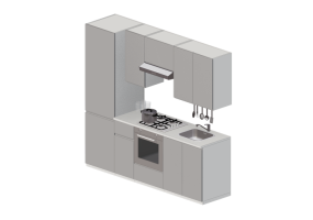 3D Kitchens - Complete kitchen with appliances - Ikea - Metod - Voxtorp