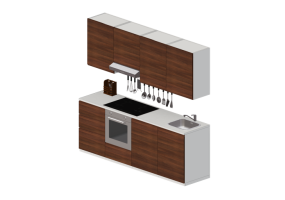 3D Kitchens - Complete kitchen with appliances - Ikea - Metod - Maximera - Voxtorp