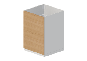 3D Bases - Lacquered wood sink base cabinet - Ikea - Method