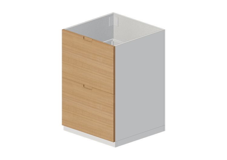 3D Bases - Mueble base de madera lacada para fregadero -... 3D Bases - Mueble base de madera lacada para fregadero -...
