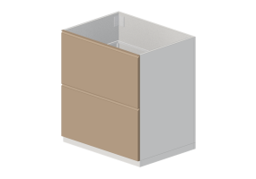 3D Bases - Lacquered wood sink base cabinet - Ikea - Method