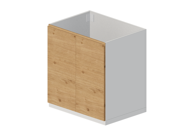 Armoires inférieures 3D - Élément bas pour évier en bois... Armoires inférieures 3D - Élément bas pour évier en bois...