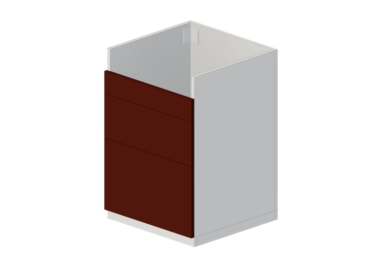 Armoires inférieures 3D - Élément bas pour évier en bois... Armoires inférieures 3D - Élément bas pour évier en bois...