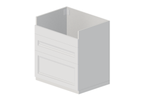 3D Unterschr&auml;nke - Unterschrank f&uuml;r Sp&uuml;le aus Holz lackiert - Ikea - Metod - Maximera - Axstad